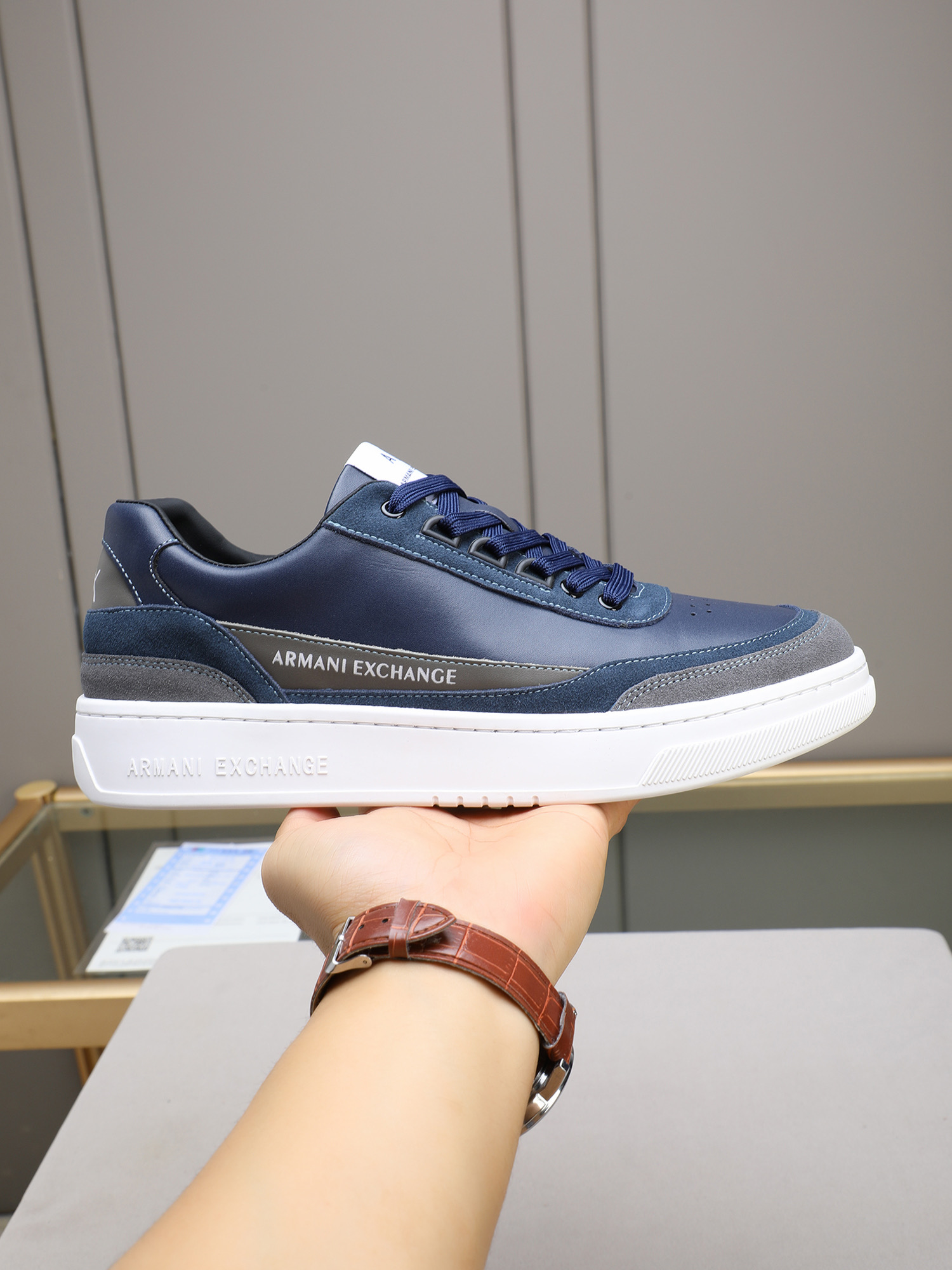 Armani Style Leather Men's Shoes Lookbook Reference image 1