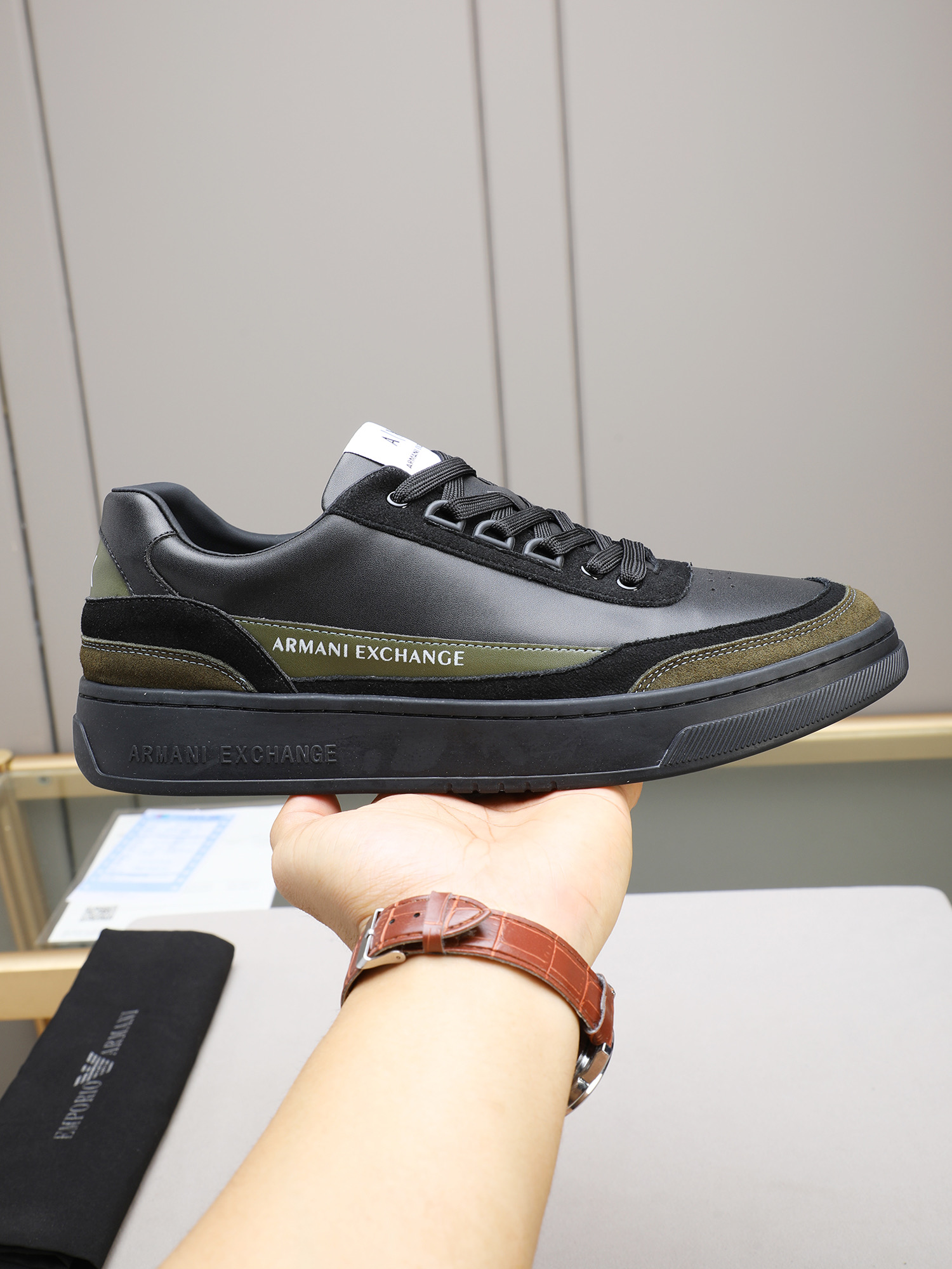 Armani Style Leather Men's Shoes Lookbook Reference image 1