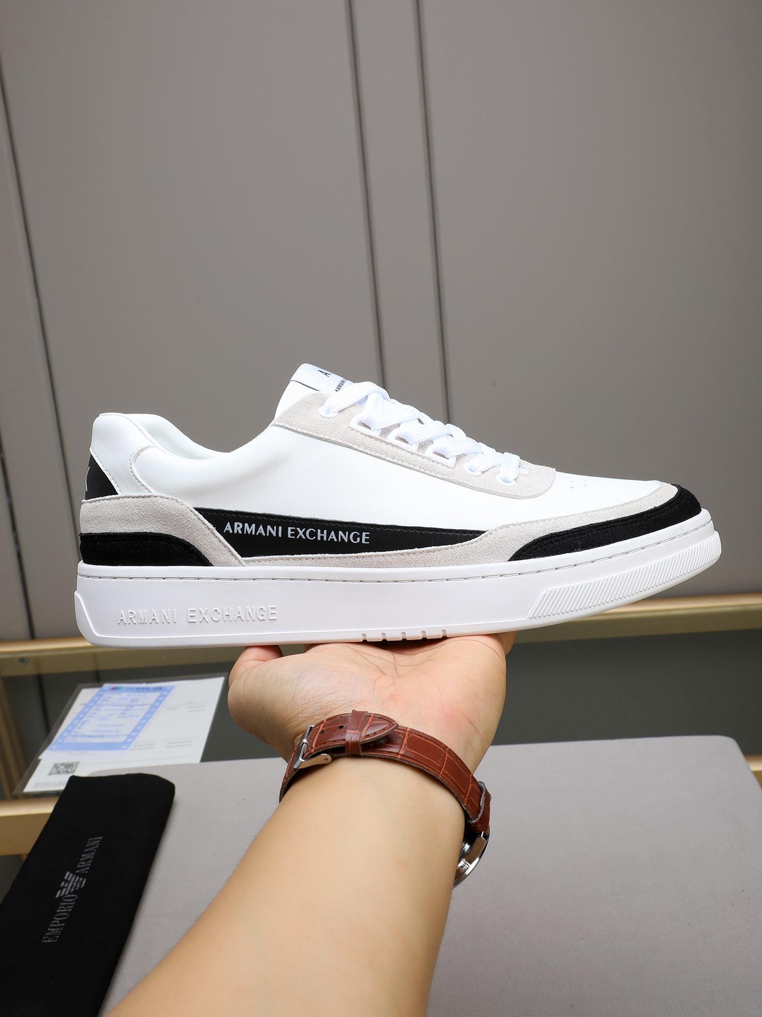 Armani Style Leather Men's Shoes Lookbook Reference image 1