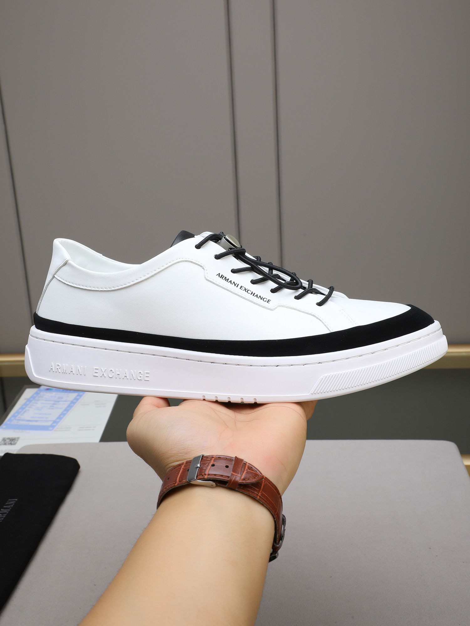 Armani Style Leather Men's Shoes Lookbook Reference image 1