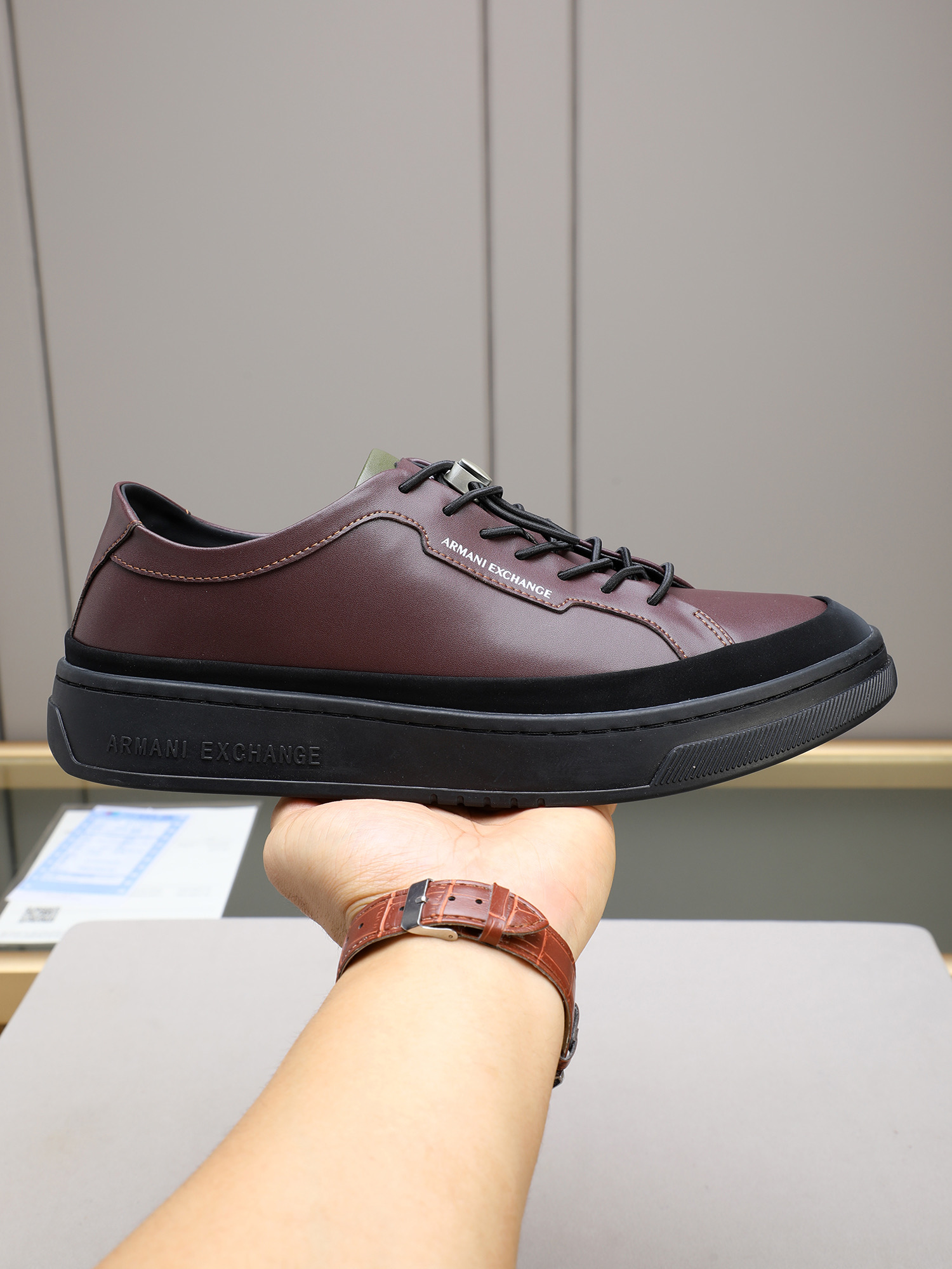 Armani Style Leather Men's Shoes Lookbook Reference image 1