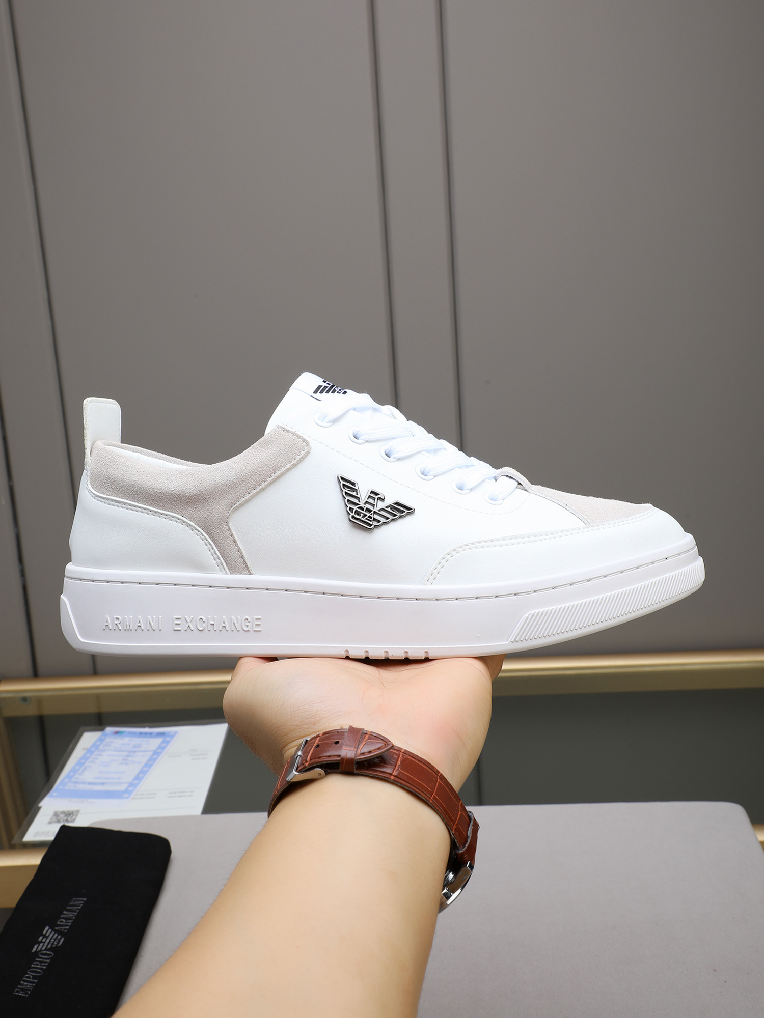 Armani Style Leather Men's Shoes Lookbook Reference image 1