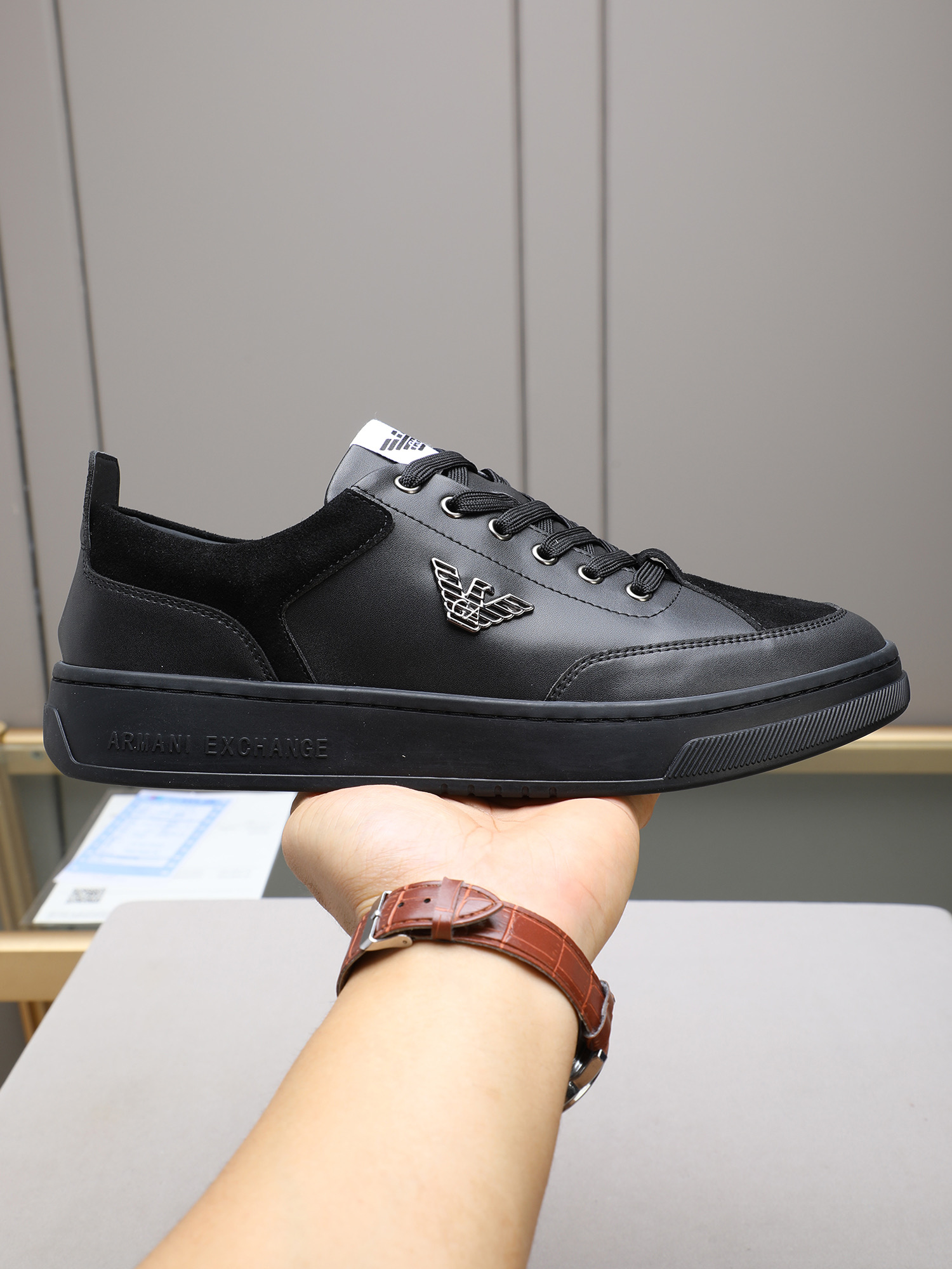 Armani Style Leather Men's Shoes Lookbook Reference image 1