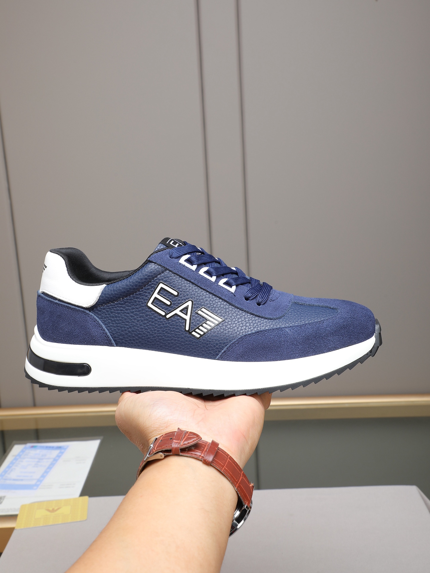 Armani Style Leather Men's Shoes Lookbook Reference image 1