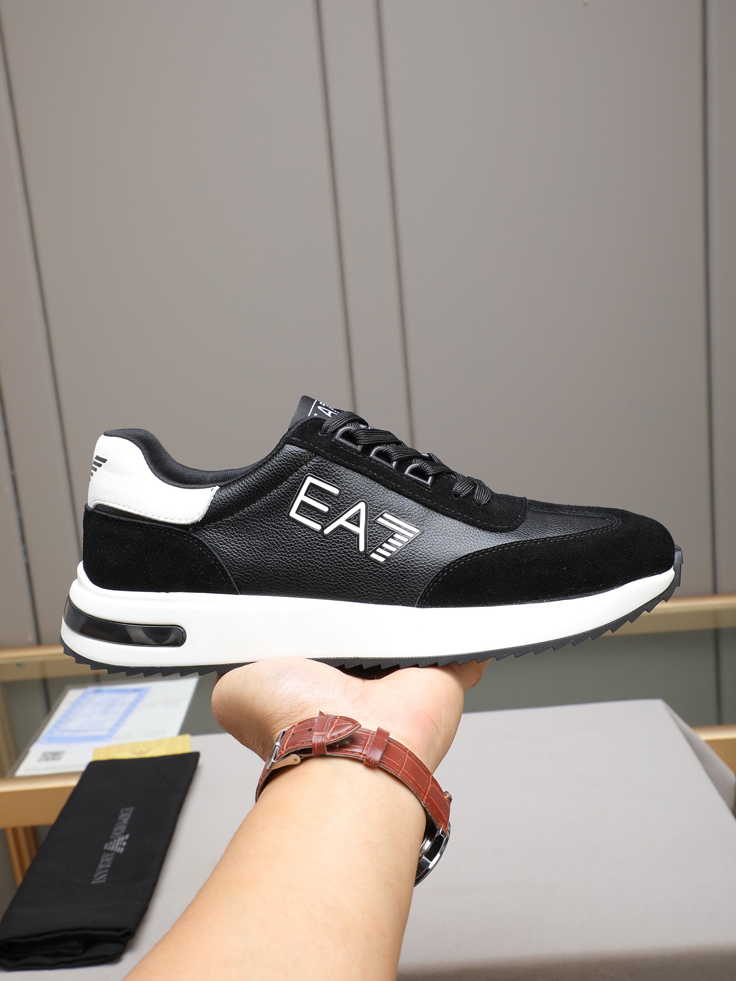 Armani Style Leather Men's Shoes Lookbook Reference image 1