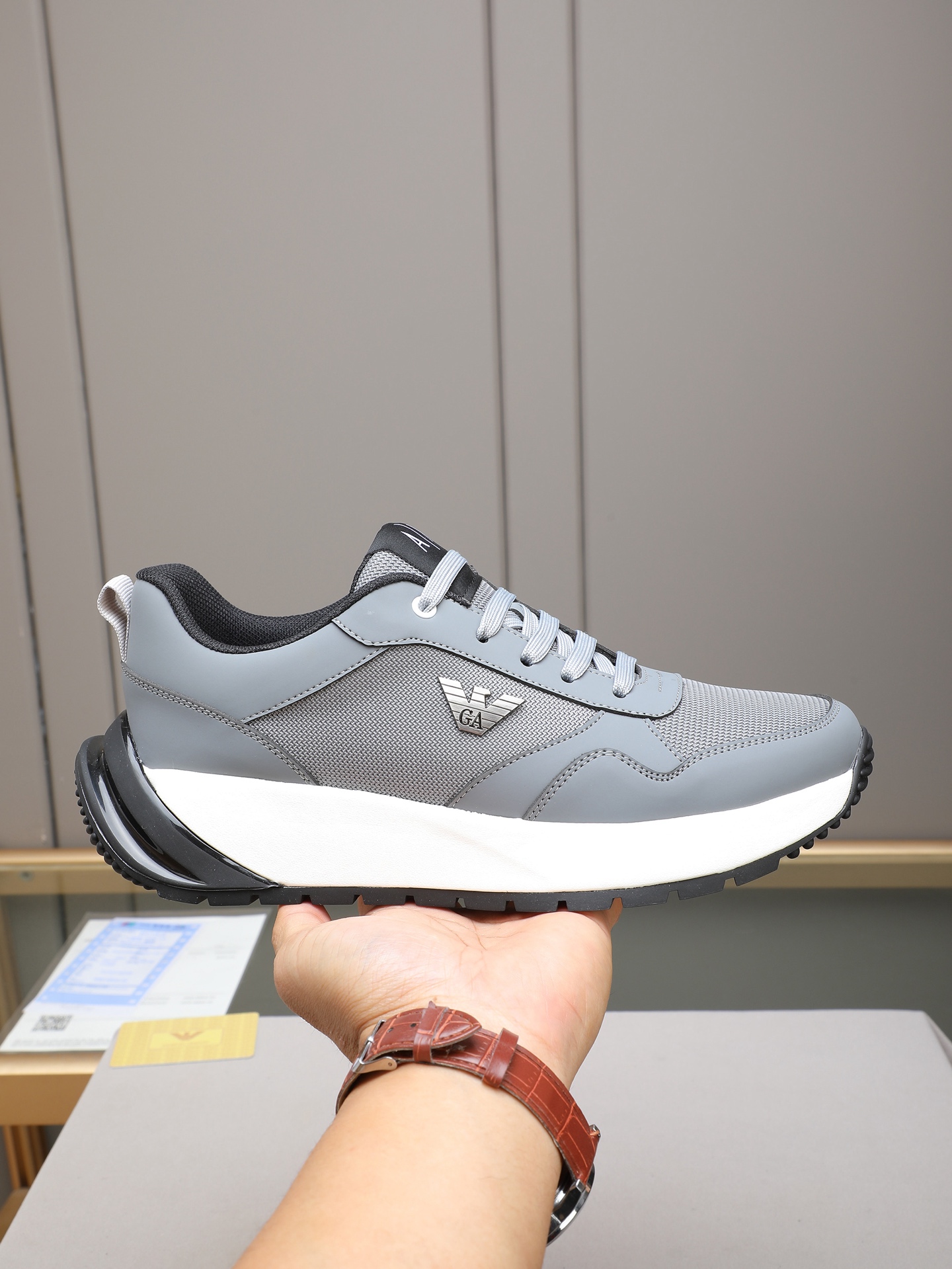 Armani Style Leather Men's Shoes Lookbook Reference image 1
