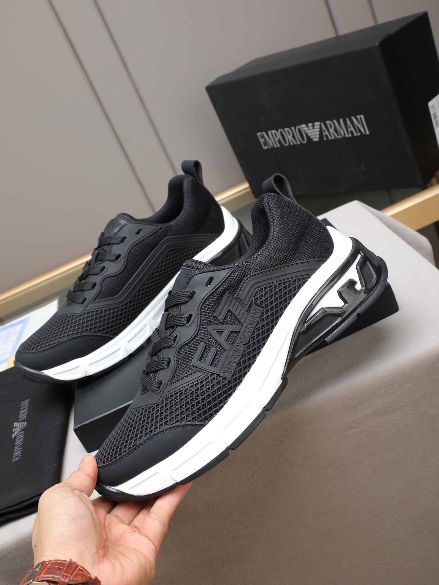 Armani Style Leather Men's Shoes Lookbook Reference image 2