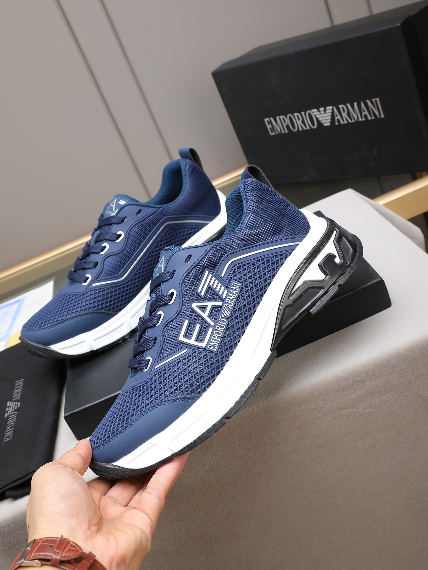 Armani Style Leather Men's Shoes Lookbook Reference image 2