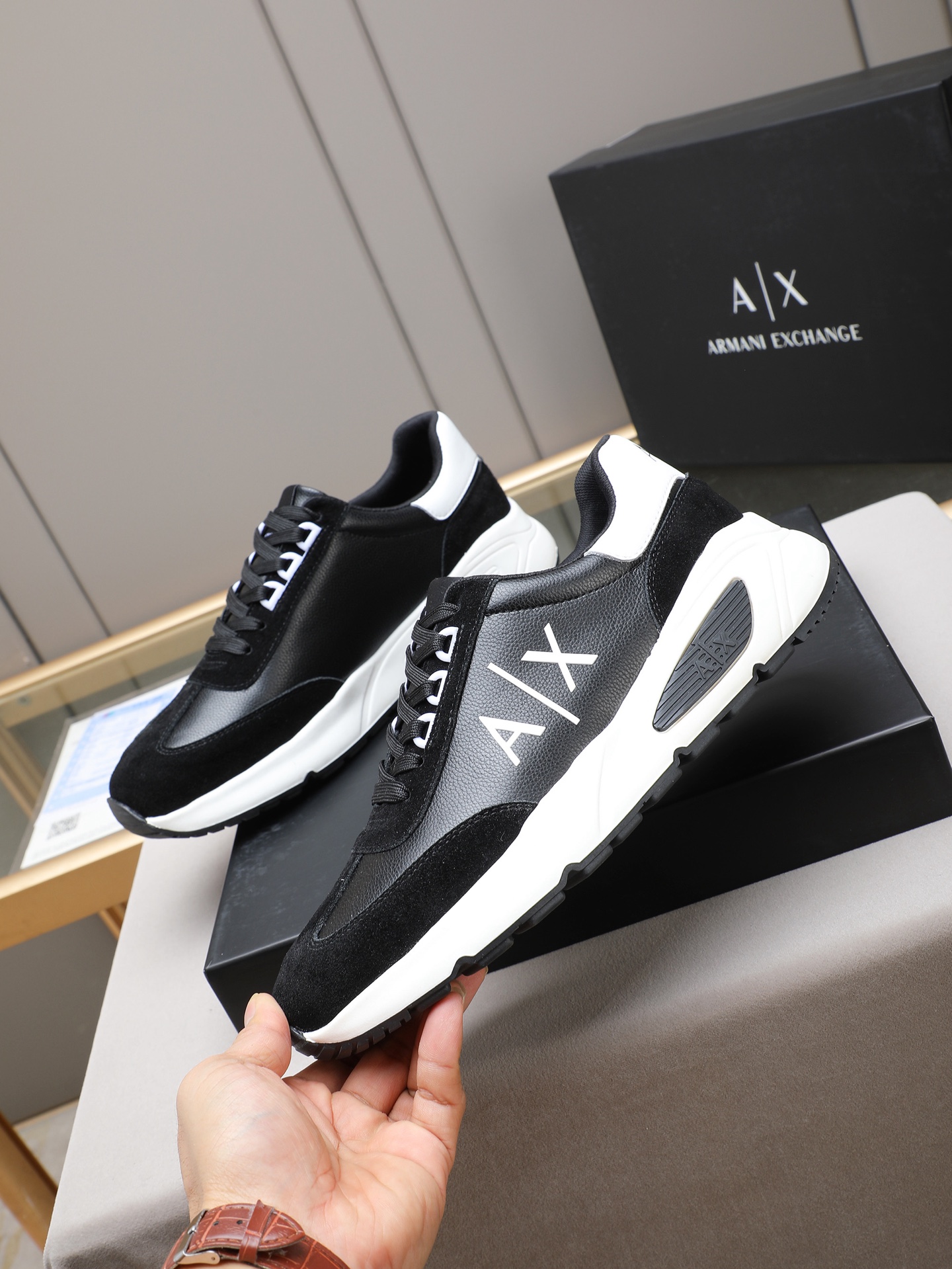 Armani Style Leather Men's Shoes Lookbook Reference image 2