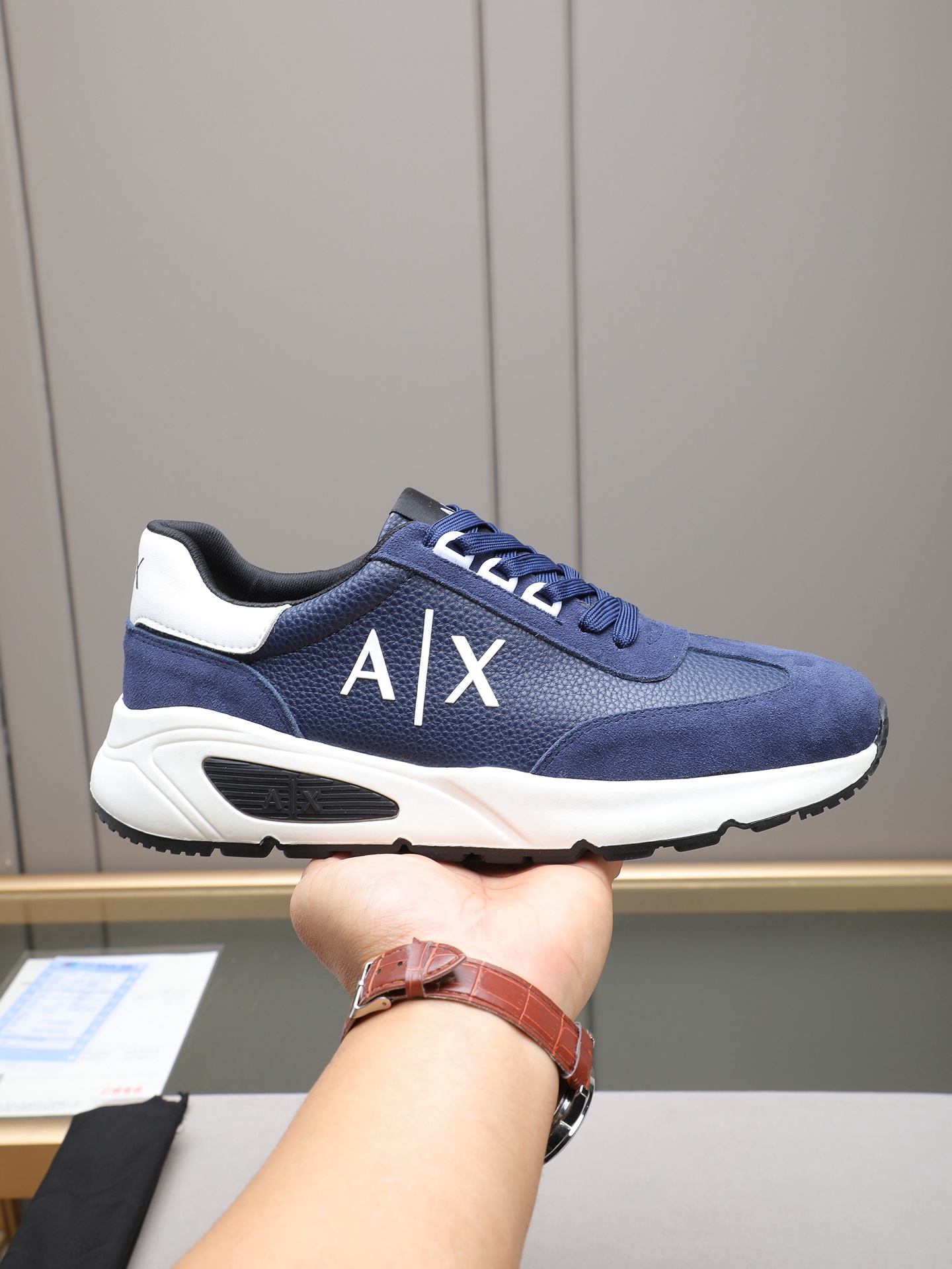 Armani Style Leather Men's Shoes Lookbook Reference image 1
