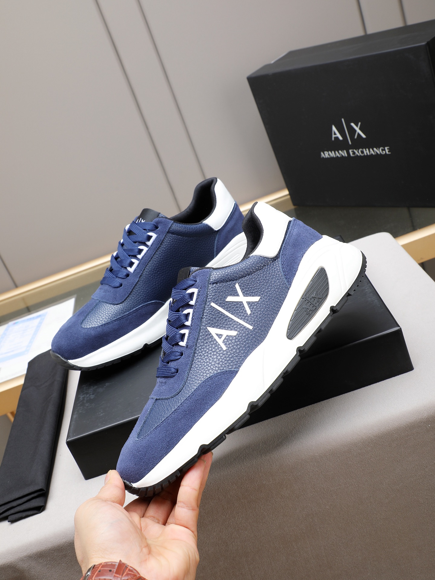 Armani Style Leather Men's Shoes Lookbook Reference image 2