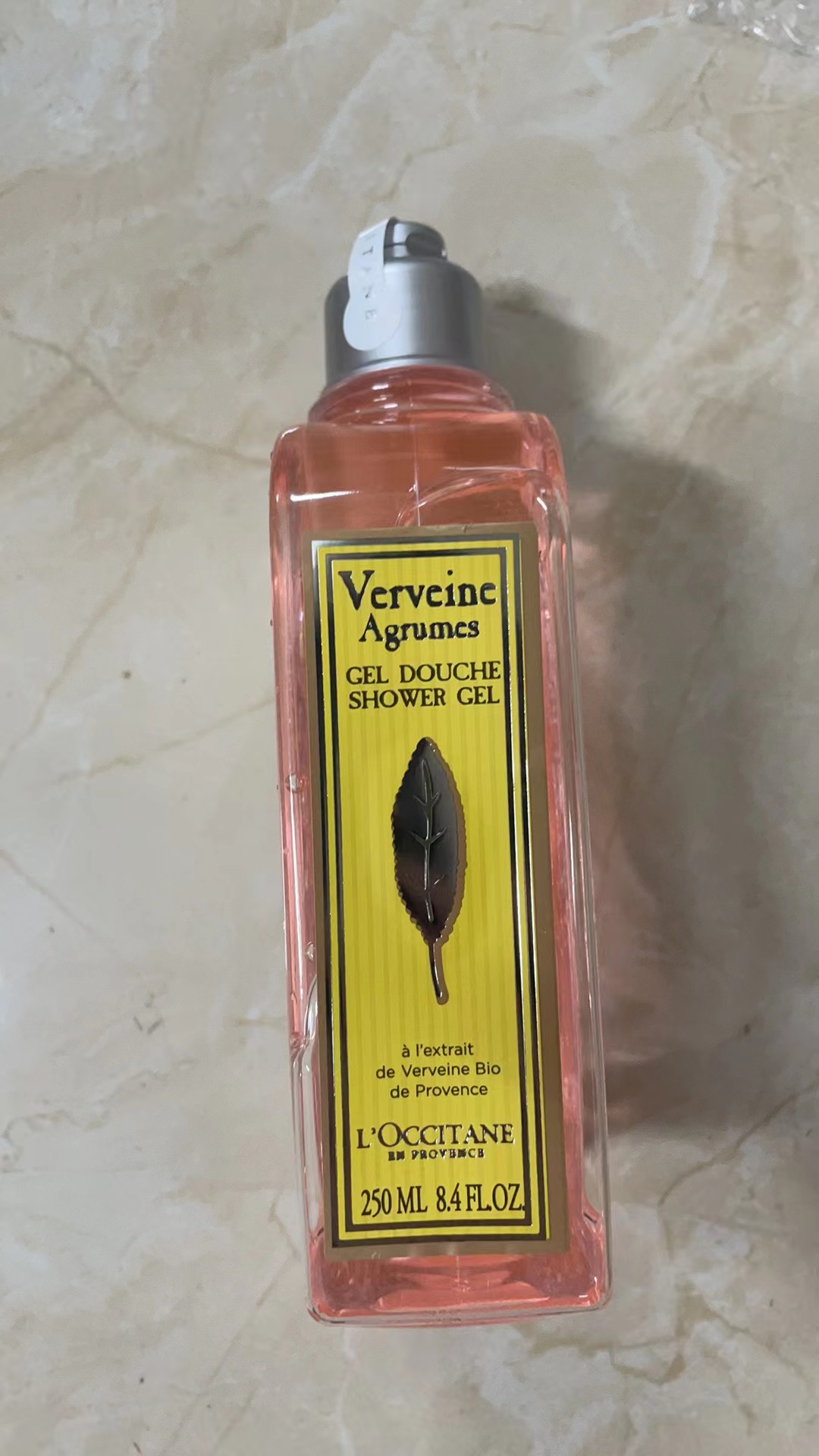 L'Occitane gel de ducha verbena flor de cerezo rosa 250ml L'Occitane loción corporal verbena flor de cerezo rosa 250ml