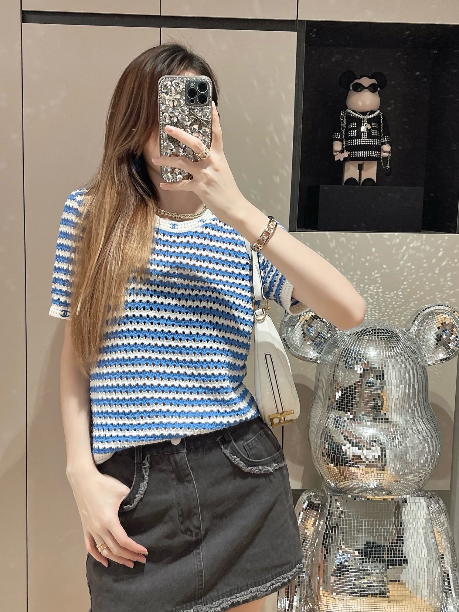 Chanel Ropa Camisas y blusas Bordado Tejido