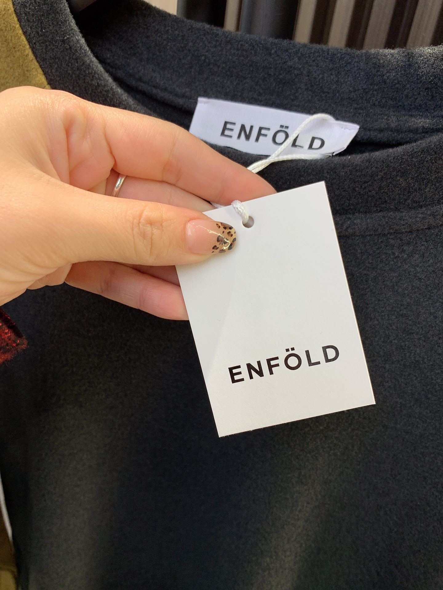 ENFOLD24秋冬款撞色打底衫德绒棉质感撞色中长款打底衫小众品牌设计款面料亲肤舒适保暖百搭休闲随意搭配