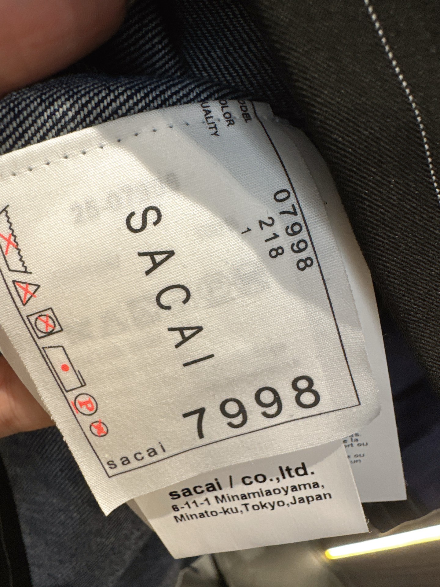 ✨✨✨Sacai✨✨✨2025秋冬新款💫探索街头与高街的完美碰撞！sacai灵感牛仔条纹拼接马甲，采用不