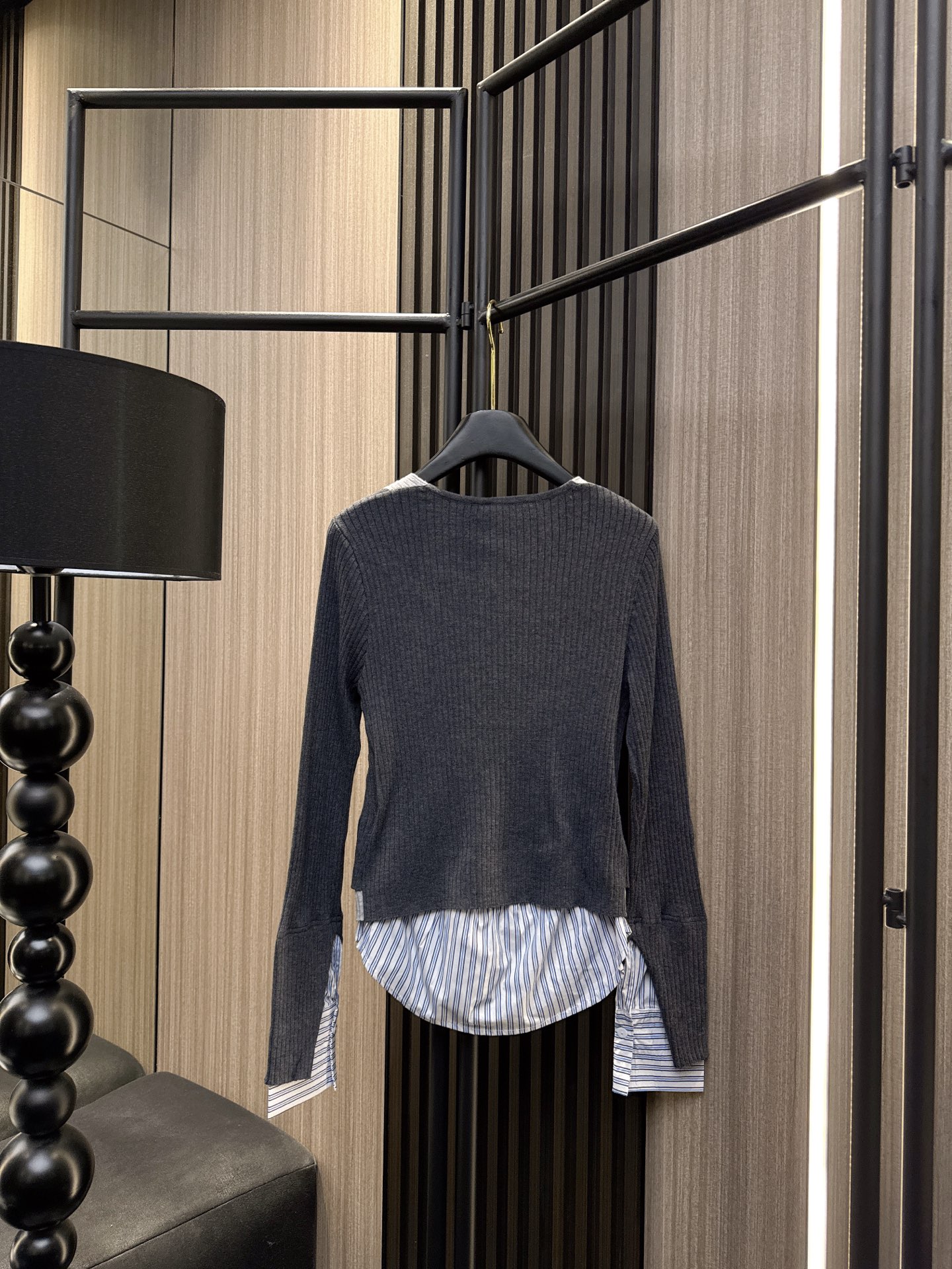 ✨✨✨玛吉拉✨✨✨2025秋冬新款💫 ✨【玛吉拉新品】70%羊毛+30%棉混纺条纹假两件小开衫🔥 精选优