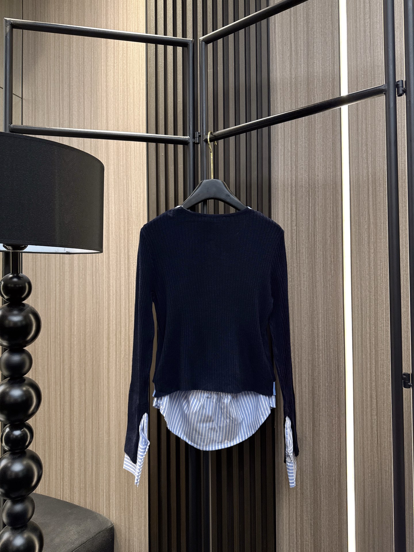 ✨✨✨玛吉拉✨✨✨2025秋冬新款💫 ✨【玛吉拉新品】70%羊毛+30%棉混纺条纹假两件小开衫🔥 精选优