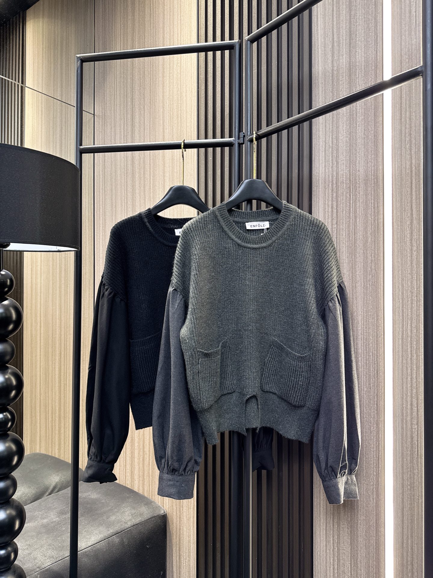 ✨✨✨ENFOLD✨✨✨2025秋冬新款💫 这款30%羊毛+70%棉混纺上衣，完美融合质感与舒适度！假两