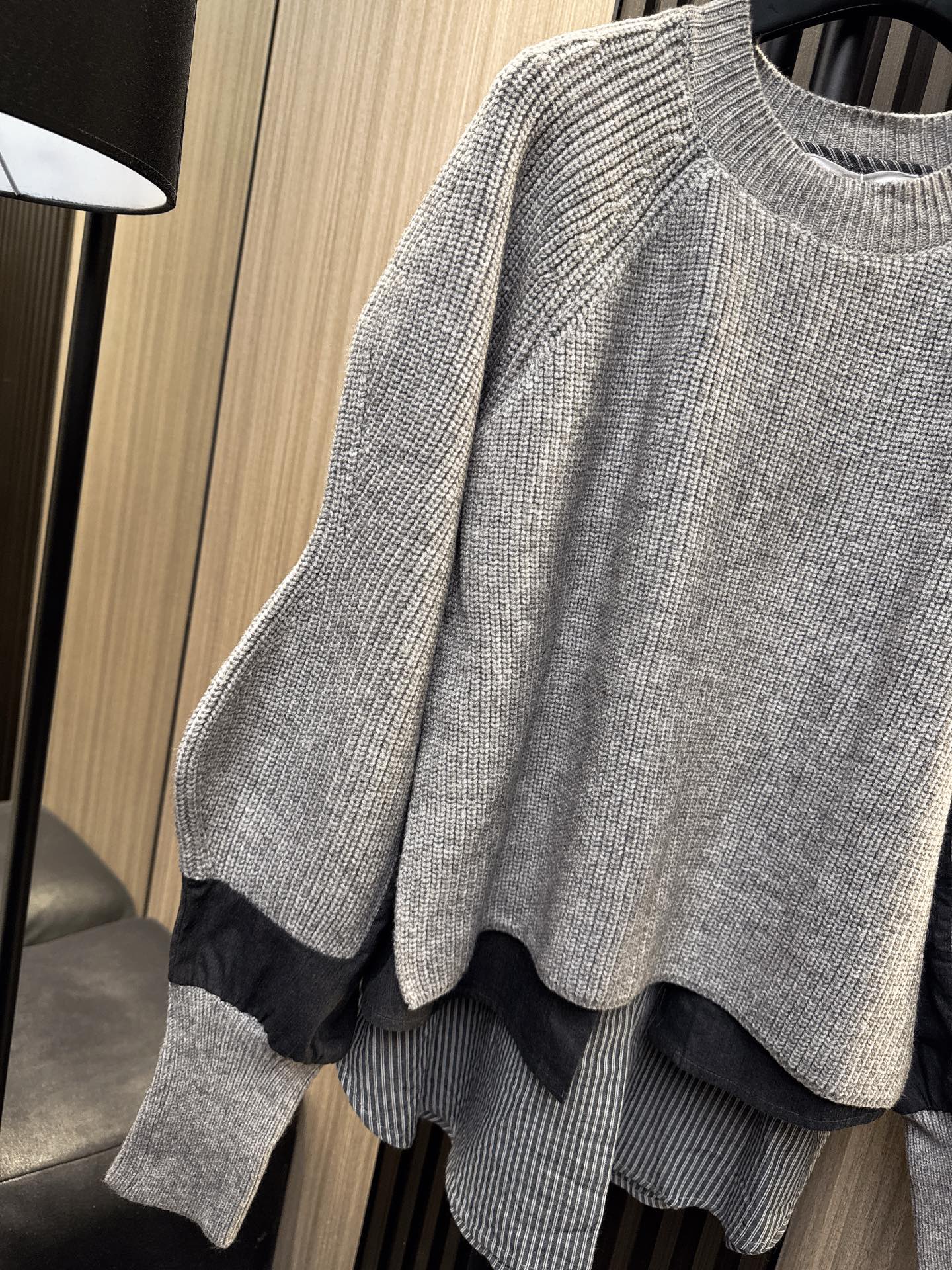 ✨✨✨ENFOLD✨✨✨2025秋冬新款💫 假三层上衣，精选70%羊毛+30%棉混纺面料，温暖亲肤不扎人