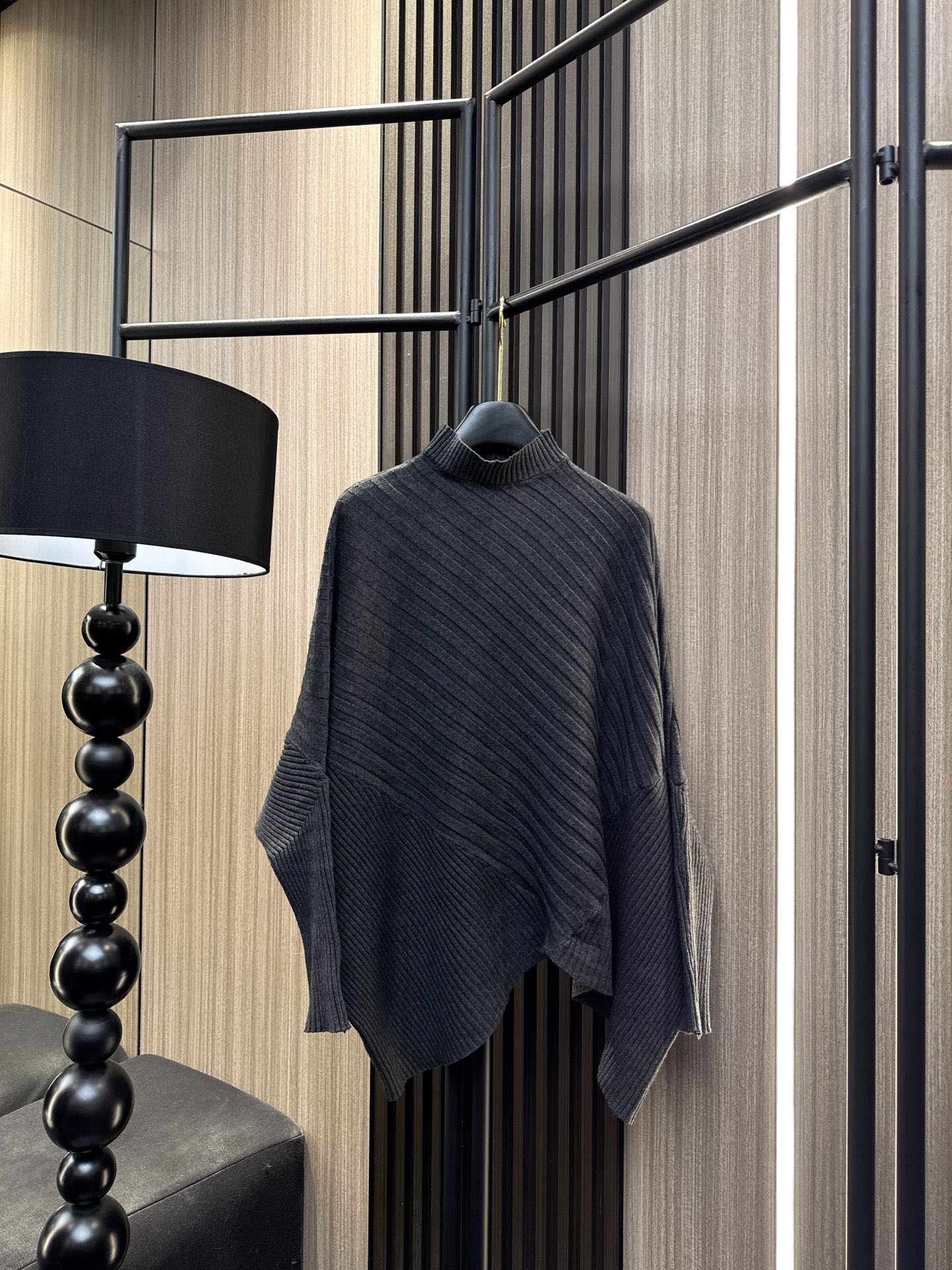 ✨✨✨sacai✨✨✨2025秋冬新款💫 【新到爆款】30%羊毛+70%精梳棉混纺，立领蝙蝠袖设计尽显慵