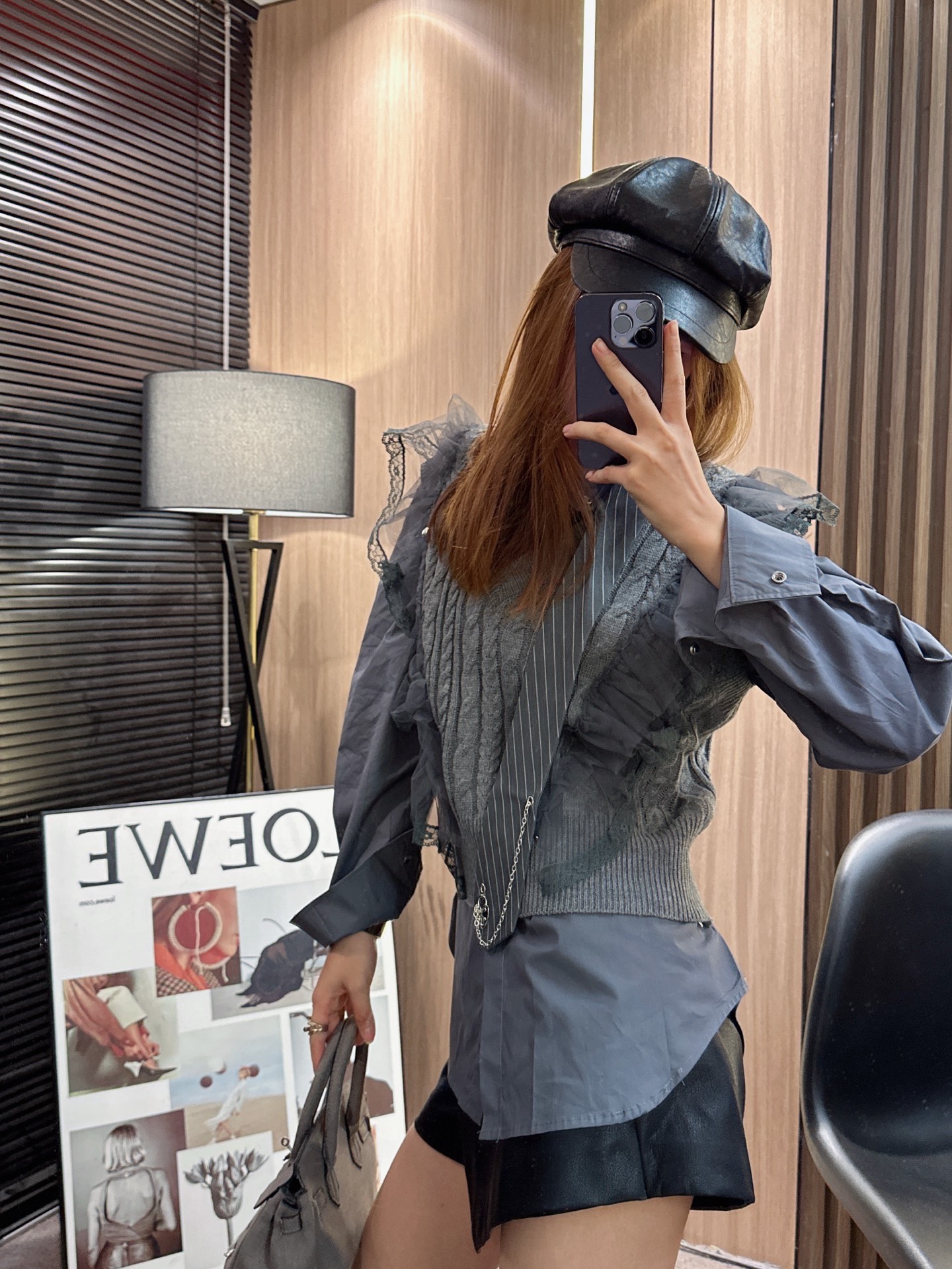 ✨✨✨MM6 ✨✨✨2025秋冬新款 时尚百搭  ✨70%优质羊毛+30%棉质混纺，亲肤透气 ✨精致V领