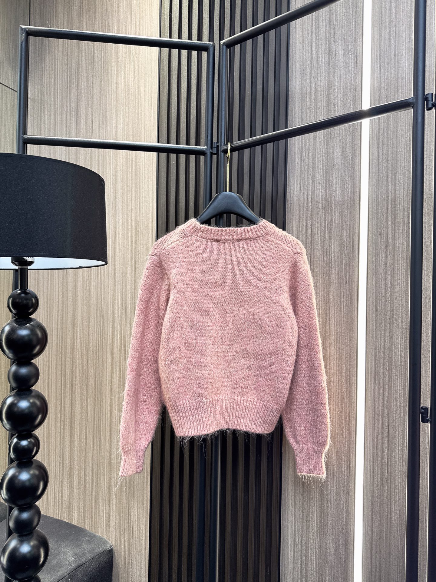 ✨✨✨miumiu✨✨✨2025秋冬新款💫 「闪耀一季」70%羊毛混纺30%棉质亮片上衣 ✨ 温暖与闪耀
