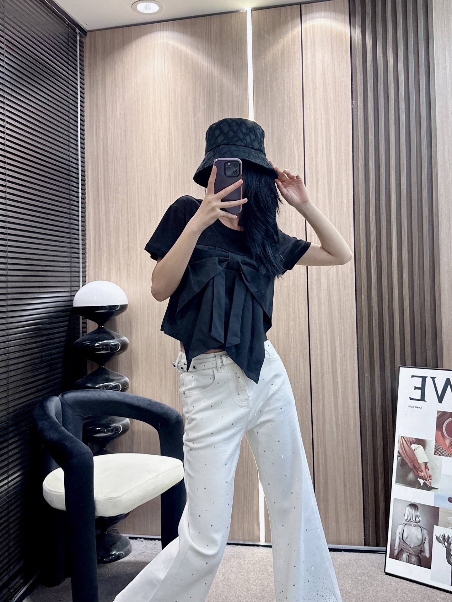 ✨✨✨MM6✨✨✨2026春夏新款💫 【甜美炸街】MM6蝴蝶结短袖圆领上衣，少女心狙击手！✨宽松版型藏肉