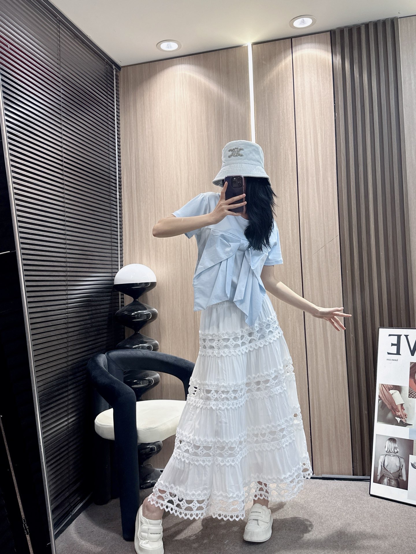 ✨✨✨MM6✨✨✨2026春夏新款💫 【甜美炸街】MM6蝴蝶结短袖圆领上衣，少女心狙击手！✨宽松版型藏肉