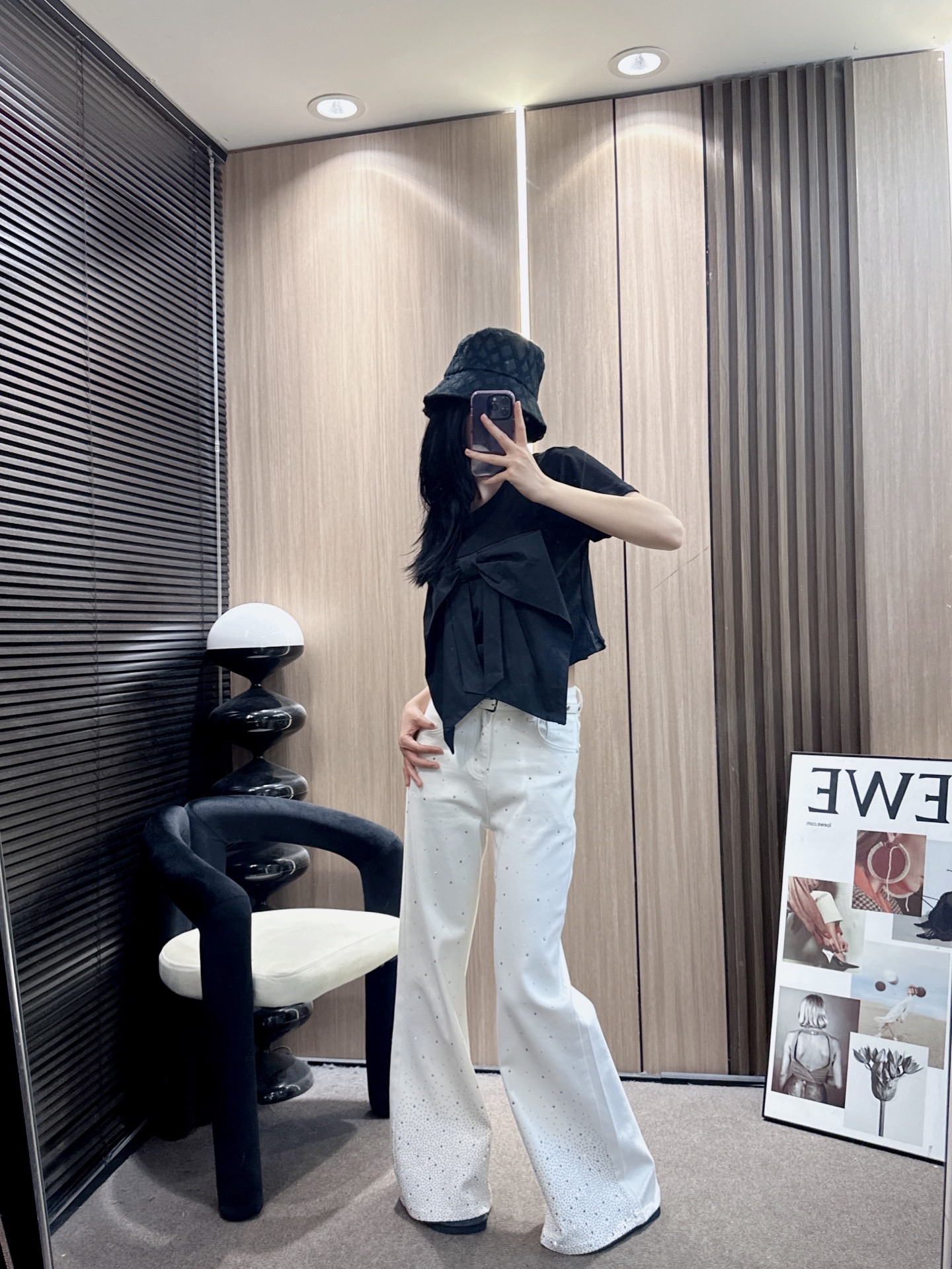 ✨✨✨MM6✨✨✨2026春夏新款💫 【甜美炸街】MM6蝴蝶结短袖圆领上衣，少女心狙击手！✨宽松版型藏肉