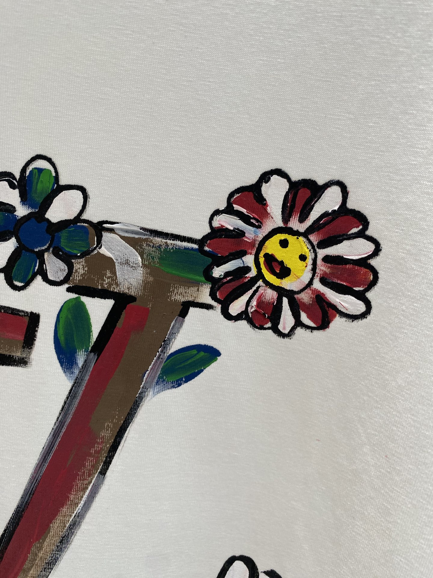 《𝙉𝙚𝙬🤍🖤驴家》路易威*LV 25ss春夏新款首发专柜最新款短袖圆领T恤 手绘工艺 高端订制 设计前卫