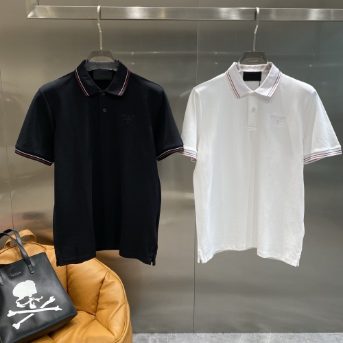 Prada 25SS Polo Shirt - Short Sleeve, Silk Fabric, Classic Design - M to XXL 1 Prada 25SS Polo Shirt - Short Sleeve, Silk Fabric, Classic Design - M to XXL