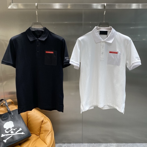 Prada 25SS Short Sleeve Polo Shirt - Silk, Breathable, Stylish, and Comfortable 1 Prada 25SS Short Sleeve Polo Shirt - Silk, Breathable, Stylish, and Comfortable