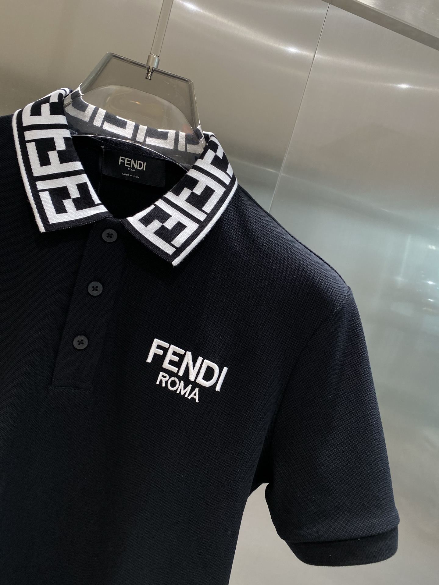 Fendi Roma Polo Shirt - Short Sleeve, Business Casual, Breathable Fabric 6 i1751111576716 4406 0 4