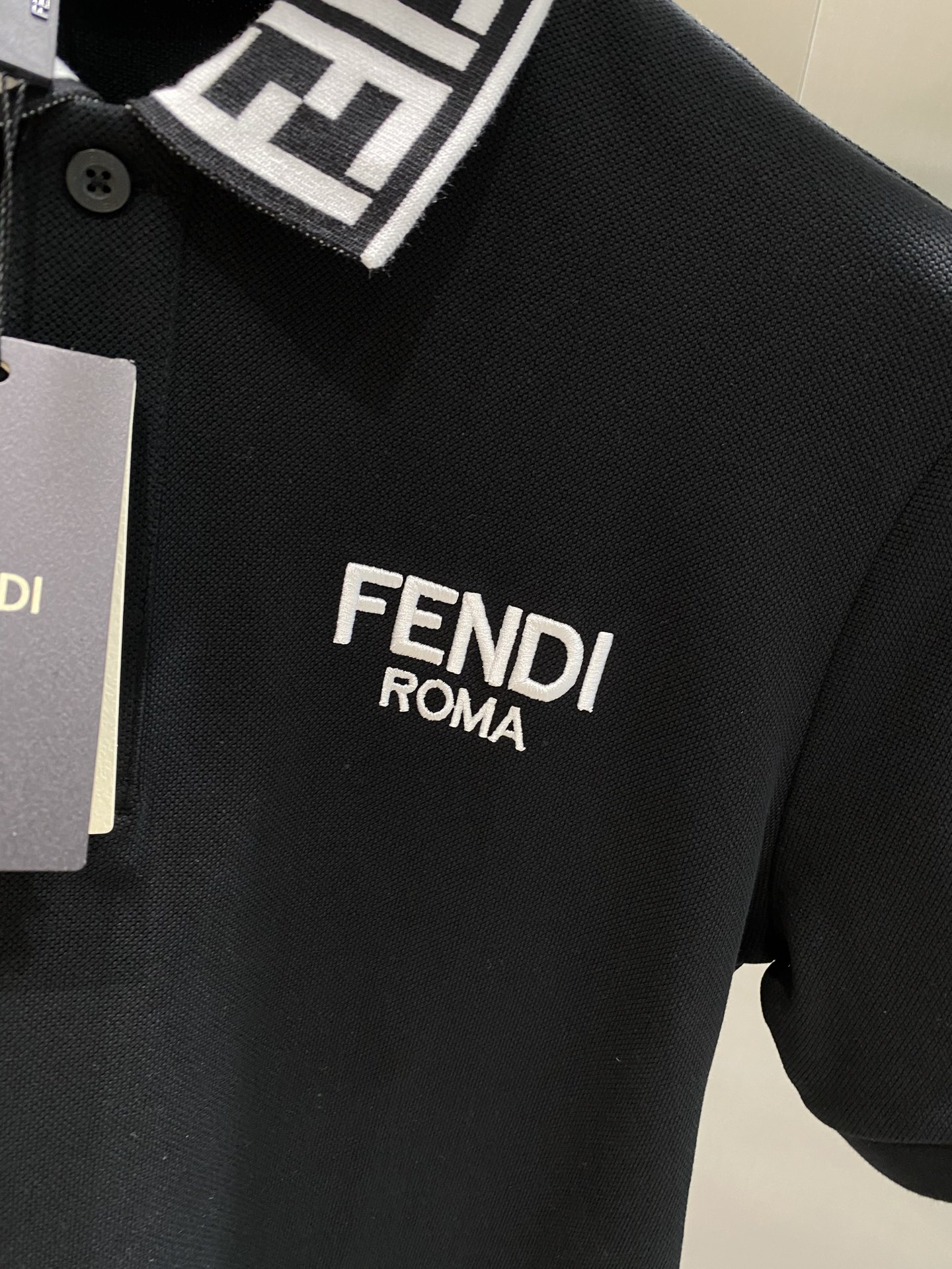 Fendi Roma Polo Shirt - Short Sleeve, Business Casual, Breathable Fabric 7 i1751111576831 720 0 5