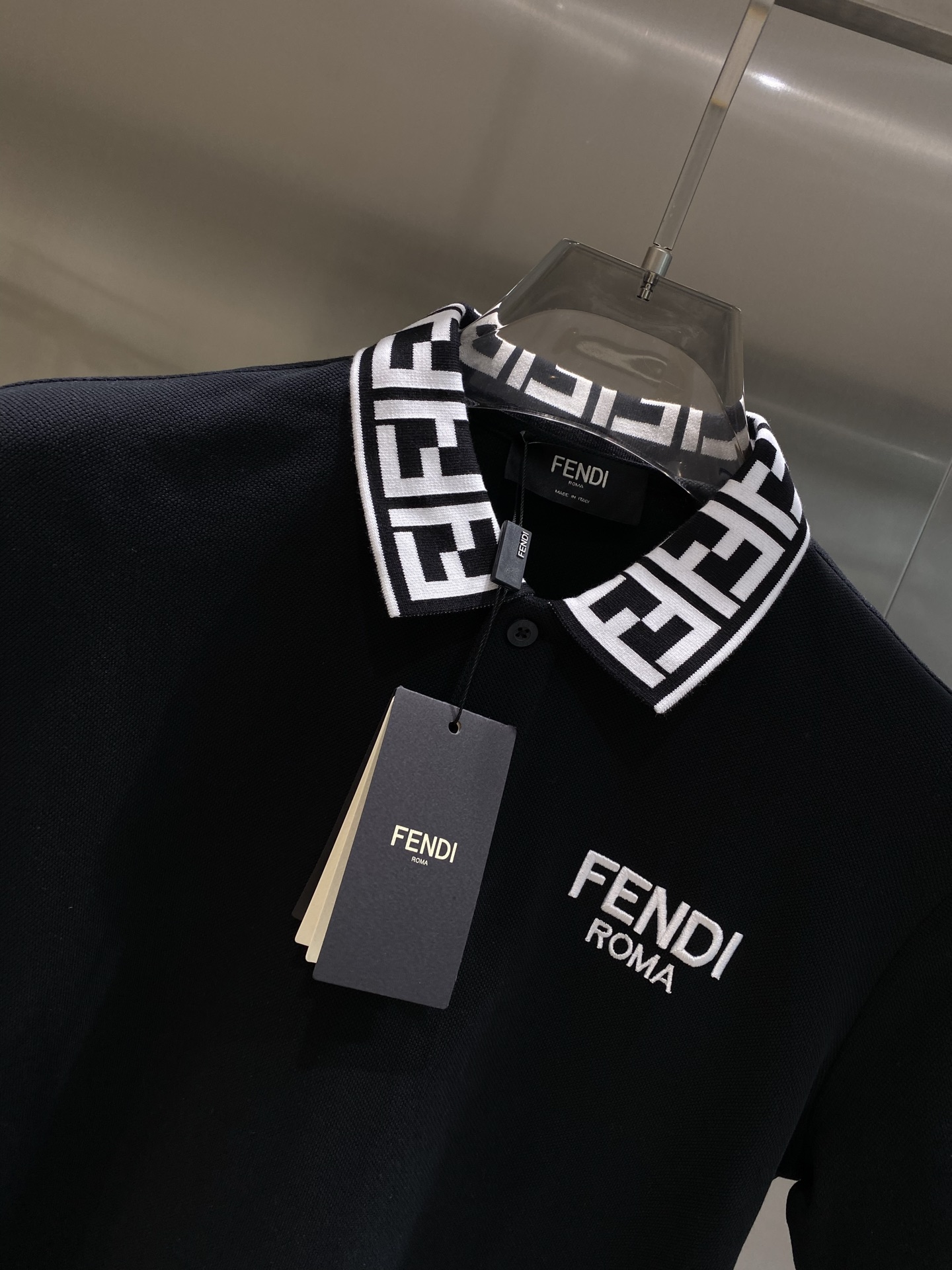 Fendi Roma Polo Shirt - Short Sleeve, Business Casual, Breathable Fabric 5 i1751111578605 1139 0 3
