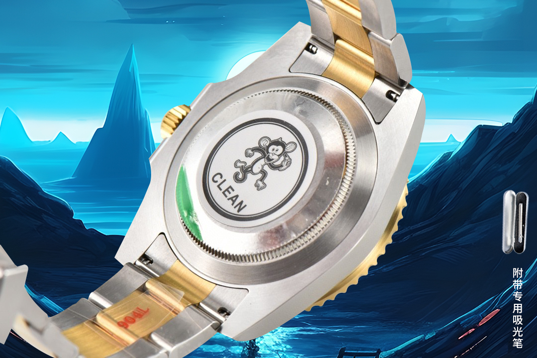 2025最新升级🔥-clean厂/C厂配送吸光笔。 劳力士124060 submariner水鬼
1:搭载一比一超级3235/3130/3135/3230一体机芯  无卡度机芯装饰 机芯及其稳定
2:整表904L精钢 /搭配ar厂钢带 
3:表盘使用市场独家"锅盖字面" 无面脚设计 ps:有面脚的成本低很多 
4:全市场唯一日历字体对版 后续1-31号挨个字体真假对比 
5:唯一做到指针夜光/字钉夜光 做到同色 因为都是第三方工厂加工+自购瑞士 c1+c3夜光粉 
6:字钉ip白金电镀 
7:陶瓷绿圈使用独家clean绿圈v4版本 颜色无限接近原装 clean陶瓷类配件 无需赘述 高品质象征 /谨防假clean圈 注意区分
8:温润如玉夜光珠 不死白 clean陶瓷圈+夜光珠完美复刻 
虽然clean的款式不多 但是几乎款款均为精品 彻底解决世面上的大部分水鬼痛点，只为极致而生 clean-submariner！