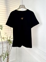 Yves Saint Laurent Ropa Camiseta Negro Blanco Manga corta