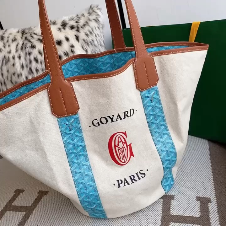 Goyard Handbags Crossbody & Shoulder Bags Tote Bags Splicing Canvas Summer Collection Beach