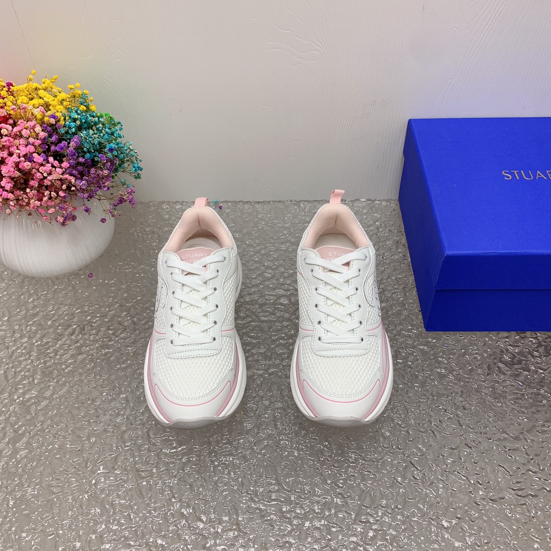 Stuart Weitzman Steinman: SW TRAINER Belt Movement Sneakers with Top Counter Quality - 图片 5