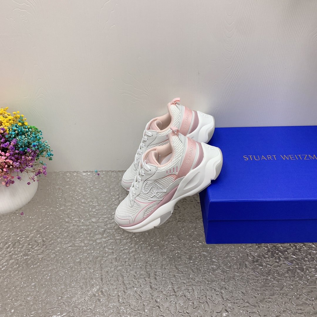 Stuart Weitzman Steinman: SW TRAINER Belt Movement Sneakers with Top Counter Quality - 图片 4