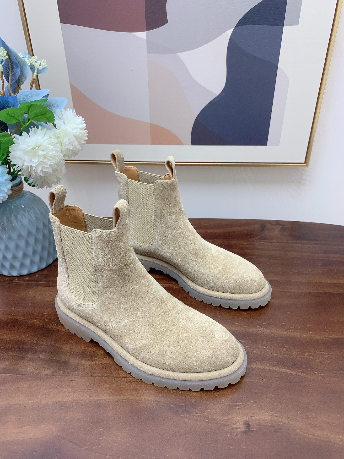 Autumn 2024 Retro Western Cowboy Boots: Stylish 1:1 Cowhide Design, Supercool Size 35-39# - 图片 3