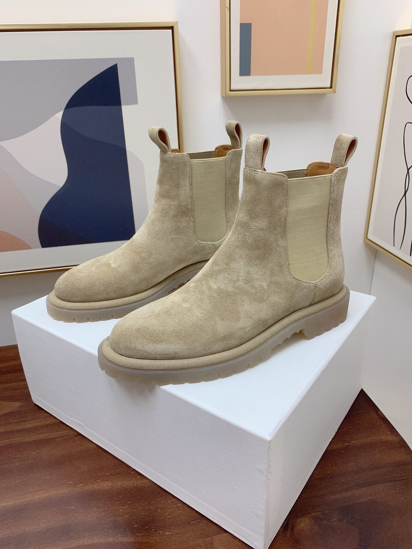 Autumn 2024 Retro Western Cowboy Boots: Stylish 1:1 Cowhide Design, Supercool Size 35-39# - 图片 4