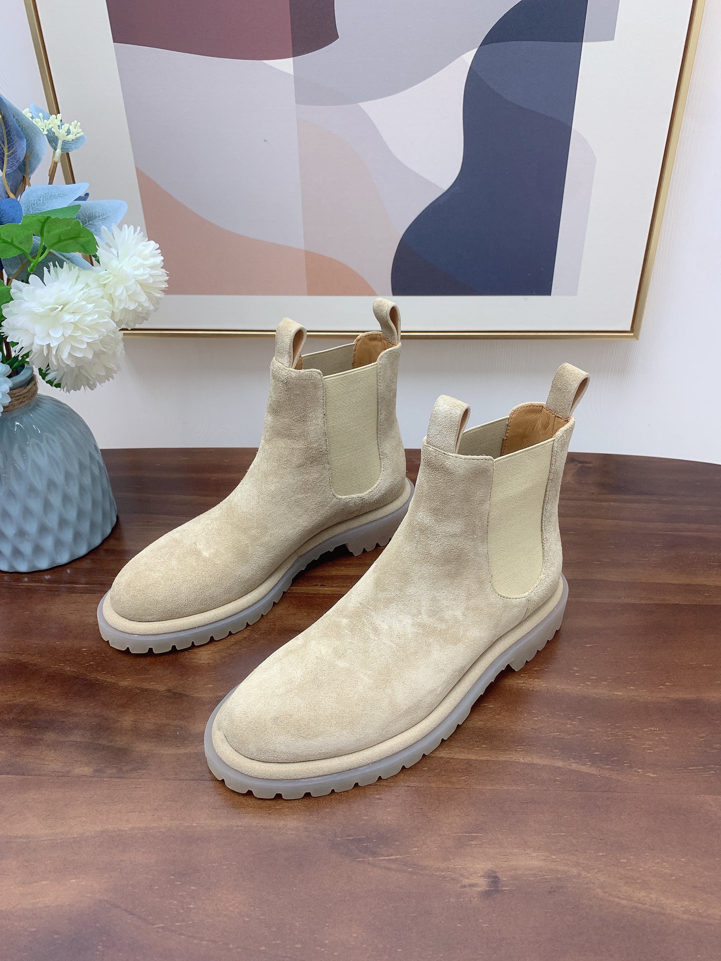 Autumn 2024 Retro Western Cowboy Boots: Stylish 1:1 Cowhide Design, Supercool Size 35-39# - 图片 2