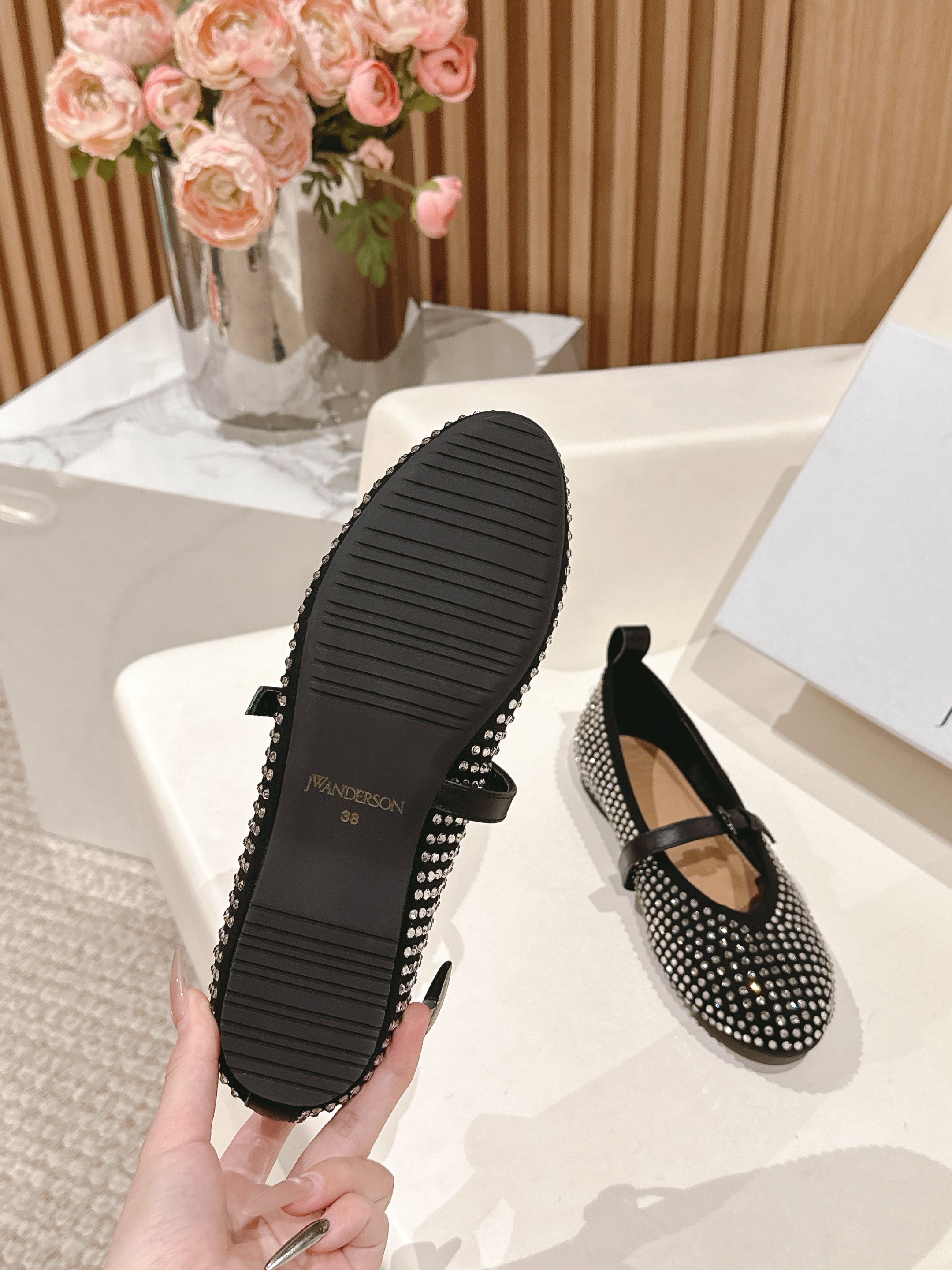 Sheepskin-covered Janderson shoes with rubber base, 35-40 size codes, original packaging. - 图片 9