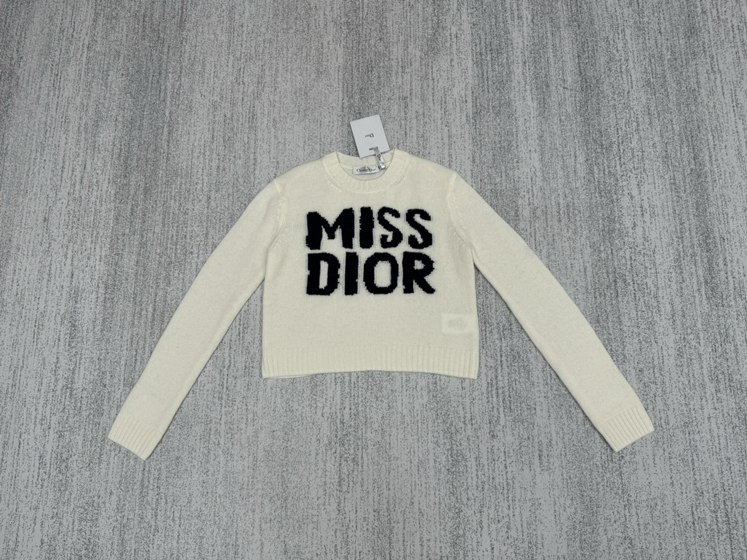 Dior Clothing Knit Sweater Sweatshirts Cashmere Knitting Fall Collection