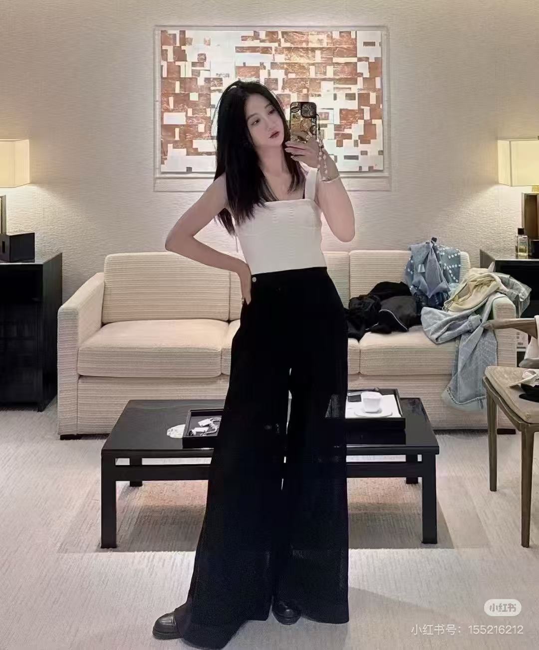 Elegant Women's Wide Leg Jumpsuit, High Waist, Comfortable and Breathable