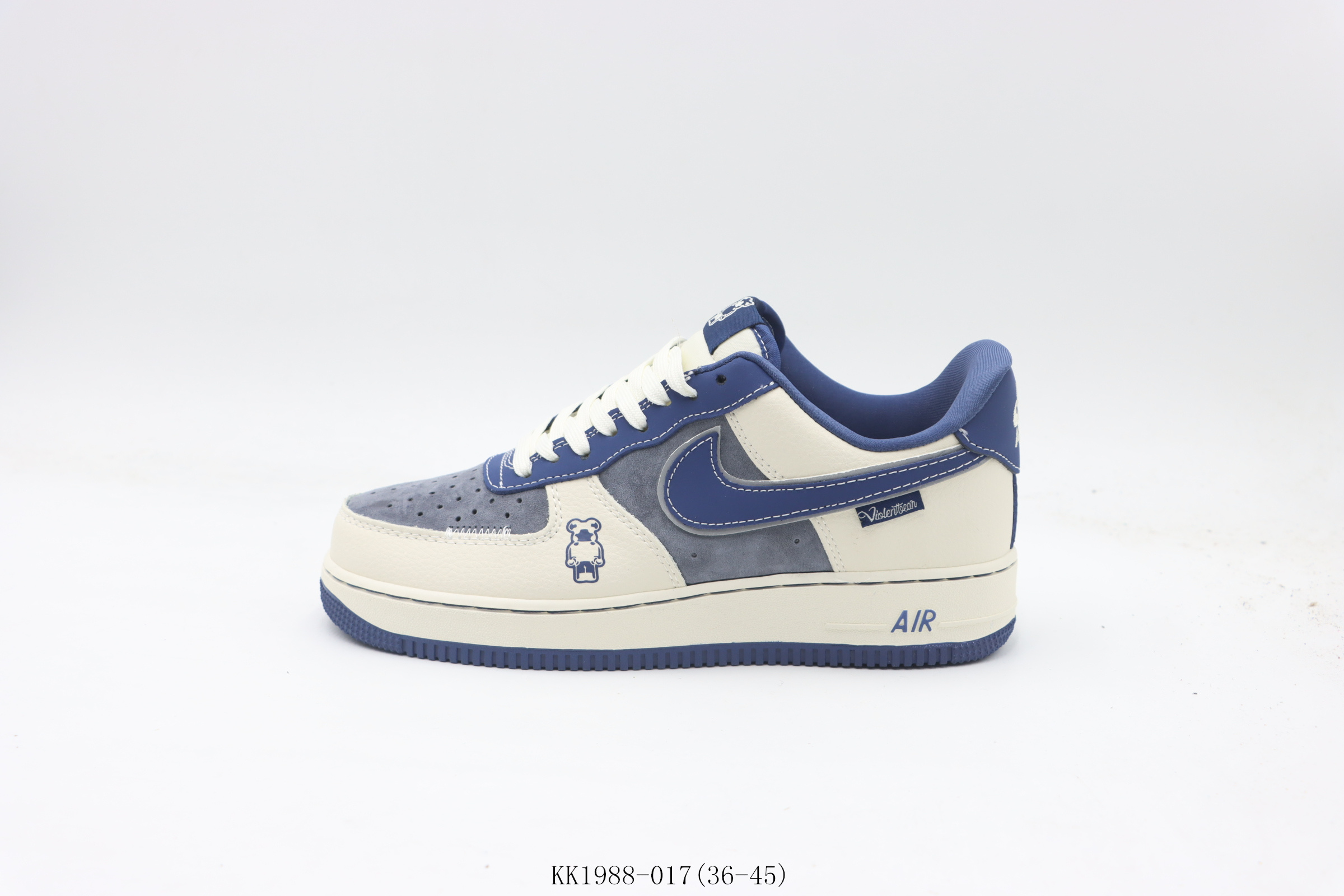 Air Jordan Force 1 En línea
 Zapatos Zapatillas de monopatín Air Jordan Azul Gris Blanco Vintage Parte superior baja