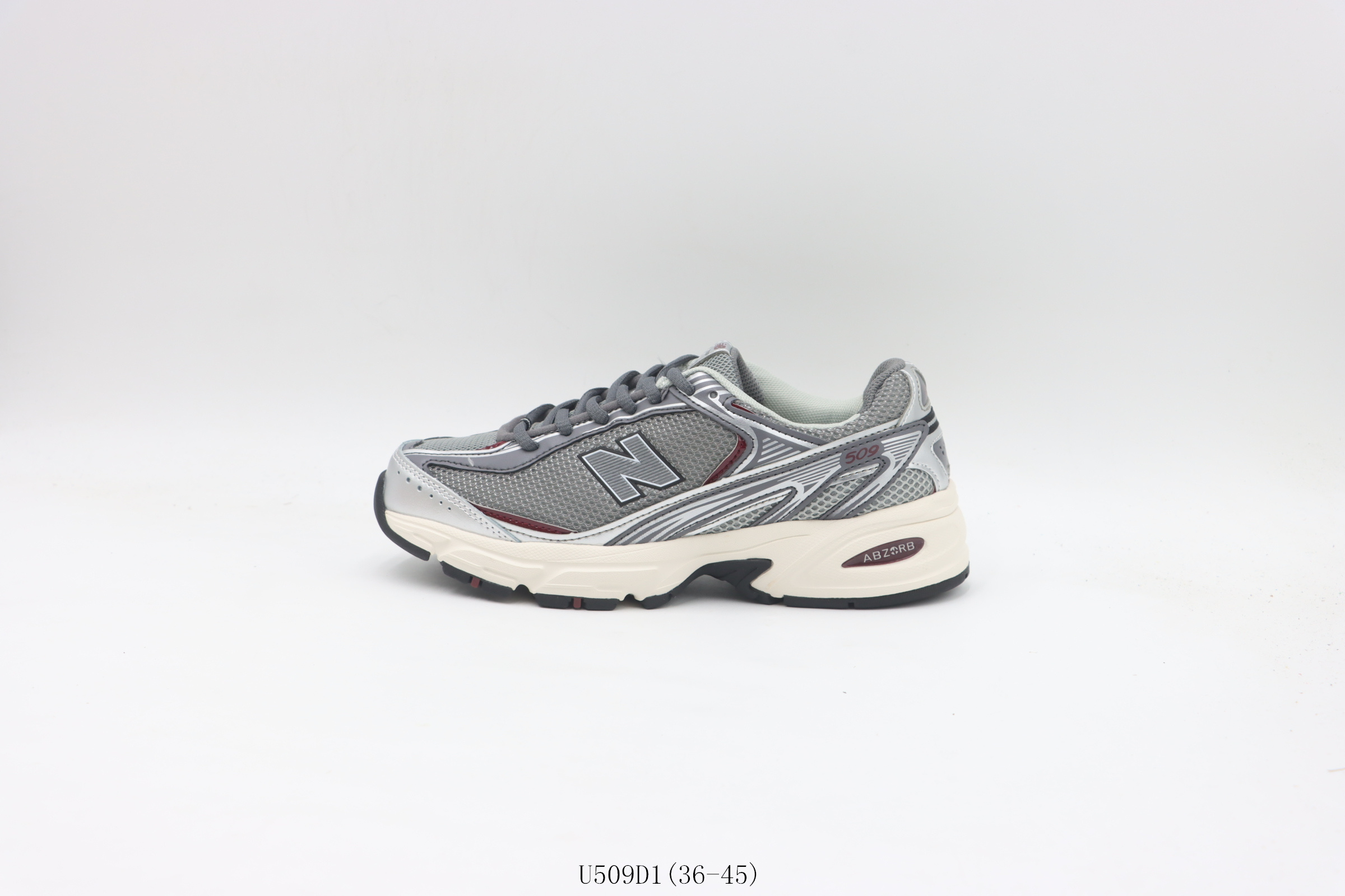 【真标 新百伦系列】新百伦/new balance 新百伦509NB跑鞋 灰银 货号:U509D1 ❗️❗️❗️ 微翘式鞋头设计,响应灵活.采用经典鞋型,融入全新细节点缀整体简约且富有质感.鞋底耐磨材质搭配丰富的防滑底纹设计,可平稳抓地,不易打滑