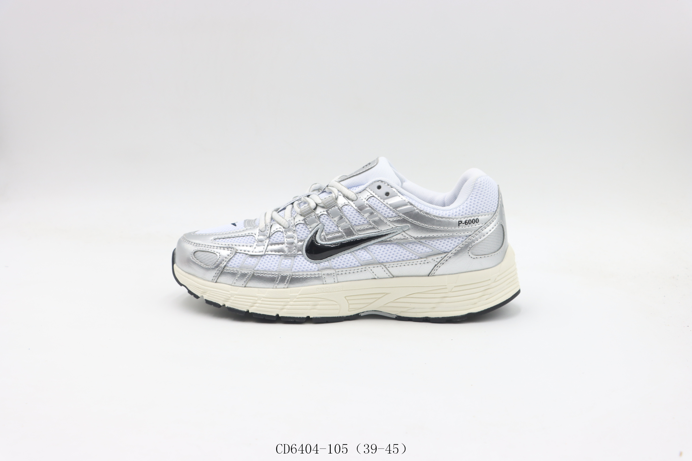 【真标 耐克跑鞋系列】耐克/NIKE 耐克p6000跑鞋 白黑银 货号:CD6404-105 ❗️❗️❗️ NK 系列低帮复古老爹风休闲运动舒适慢跑鞋