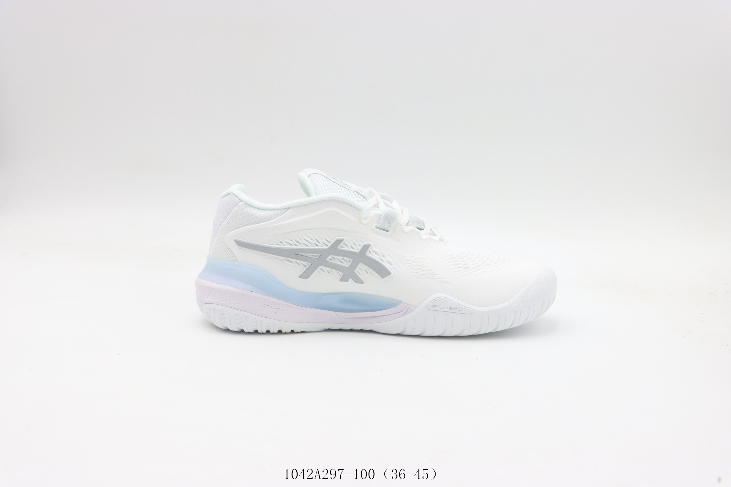 💰200
【公司级    亚瑟士】亚瑟士/ ASICS 亚瑟士跑鞋         白蓝
型号：1042A297-100尺码：36  37 37.5 38 39 39.5 40 40.5 41 42 42.5 43 44 45
❗️❗️❗️
亚瑟士Asics GEL-RESOLUTION X跑步鞋运动鞋